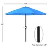 Nature Spring Nature Spring 9 Foot Patio Umbrella - Lake Blue 441675IUZ